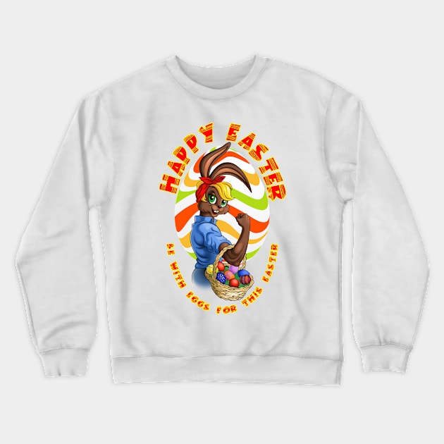 Happy easter Crewneck Sweatshirt by Karlov Print